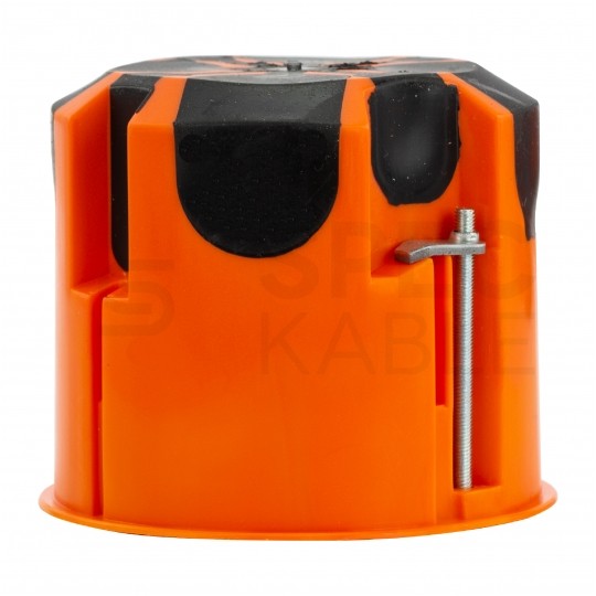 Puszka instalacyjna podtynkowa do nidy fi:60mm (68x60mm) wiatroszczelna, z wkrętami, głęboka PAWBOL 110szt.