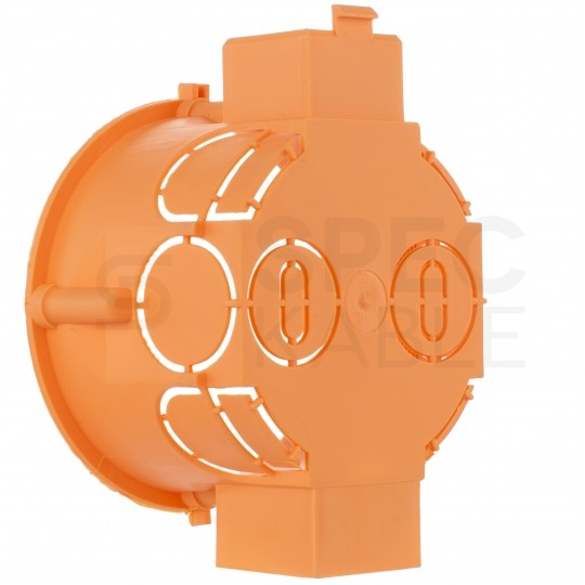 Puszka instalacyjna podtynkowa fi:60mm (62x42mm) IP30 z wkrętami, szeregowa PAWBOL