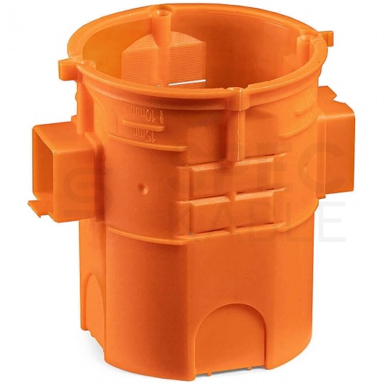 Puszka instalacyjna podtynkowa fi:60mm (62x81mm) z wkrętami, ekstragłęboka, szeregowa SIMET 35szt.