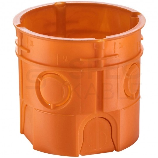 Puszka instalacyjna podtynkowa fi:60mm (63x61mm) bez wkrętów, głęboka SIMET 50szt.