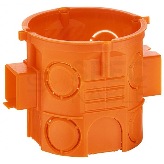 Puszka instalacyjna podtynkowa fi:60mm (65x61mm) bez wkrętów, głęboka, szeregowa SIMET 110szt.