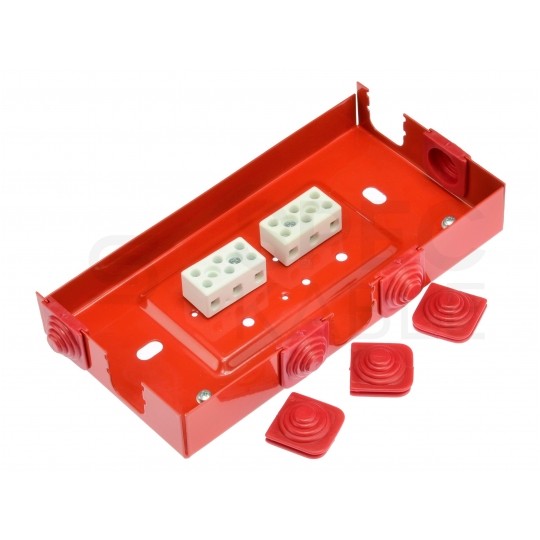 Puszka instalacyjna przeciwpożarowa PIP-2AN ppoż E90 przelotowa 6x4mm2