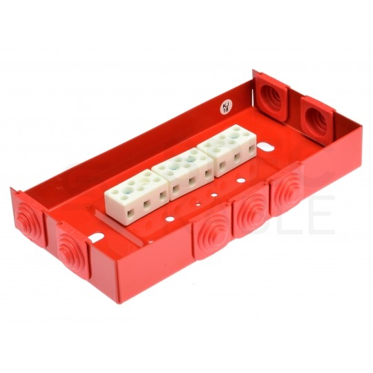 Puszka instalacyjna przeciwpożarowa PIP-2AN ppoż E90 przelotowa 9x4mm2