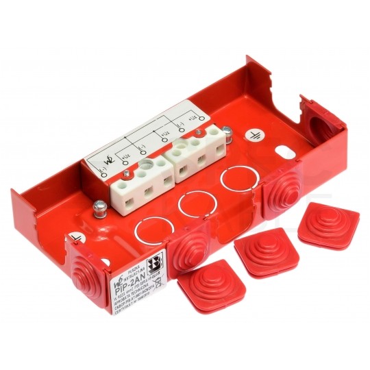 Puszka instalacyjna przeciwpożarowa PIP-2AN ppoż E90 rozgałęźna 2x4mm2