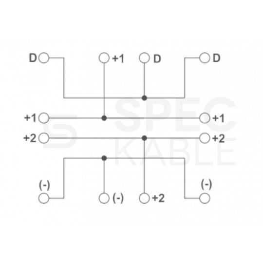 Puszka instalacyjna przeciwpożarowa PIP-3AN ppoż E90 rozgałęźna 4x4mm2