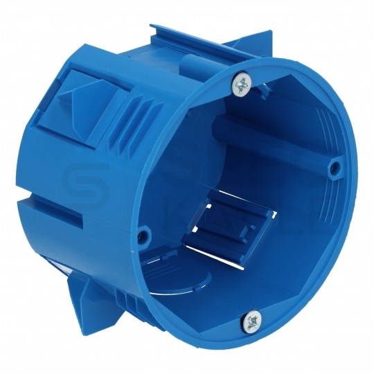 Puszka instalacyjna PST60 do styropianu fi:60mm (68x46mm) podtynkowa do dociepleń niebieska SIMET 12szt
