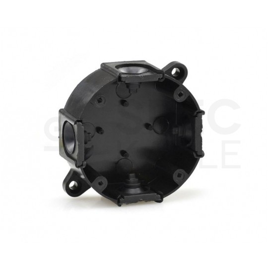 Puszka instalacyjna typu P-1 natynkowa 79x79x37mm hermetyczna IP44 czarna ViPlast