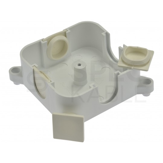 Puszka instalacyjna typu P-2 natynkowa 72x72x28mm hermetyczna IP44 biała