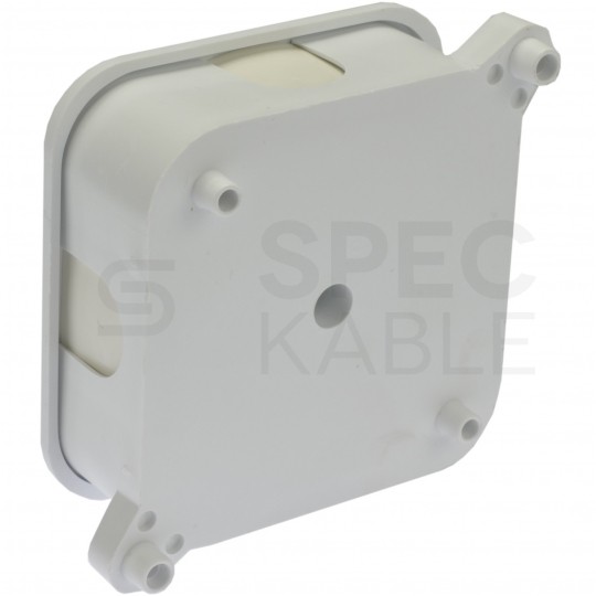 Puszka instalacyjna typu P-2 natynkowa 72x72x28mm hermetyczna IP44 ze złączkami biała