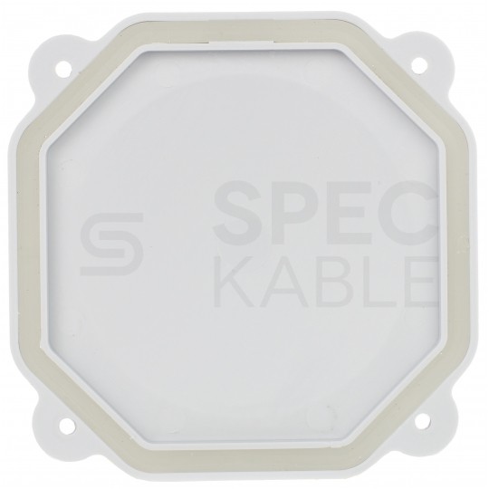 Puszka instalacyjna z dławikami PG16 natynkowa 75x75x33mm hermetyczna IP67 ze złączkami szara