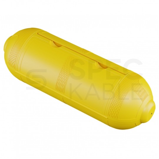 Puszka instalacyjna zewnętrzna Heavy Duty na kable i przewody hermetyczna IP44 żółta