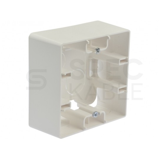 Puszka natynkowa NILOE pojedyncza biała 89x89x40mm Legrand
