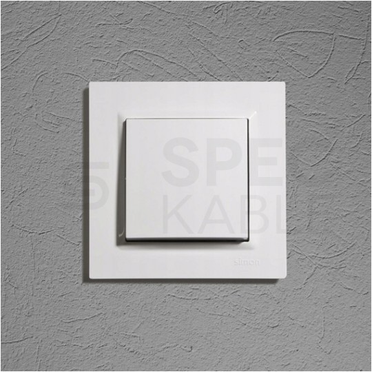 Puszka natynkowa SIMON 10 pojedyncza biała 84x84x40mm Kontakt Simon CSC/11