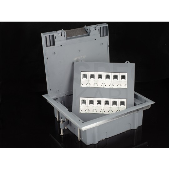 Puszka podłogowa 12M (6x 45x45) pozioma ECO Legrand