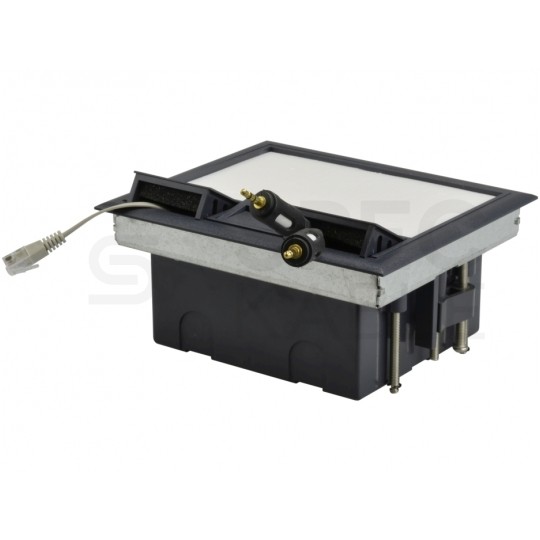 Puszka podłogowa 8M (4x 45x45) IP40 regulowana Alantec