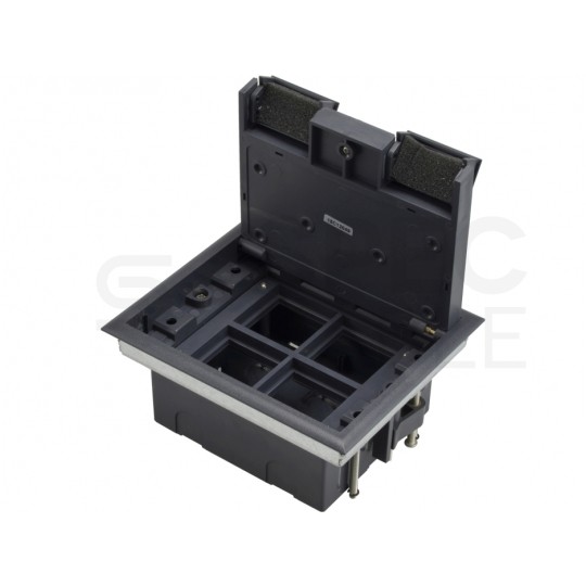 Puszka podłogowa 8M (4x 45x45) IP40 regulowana Alantec