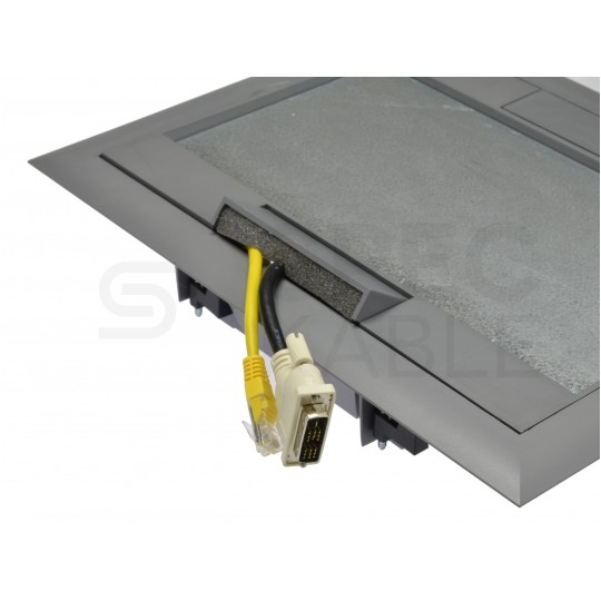 Rama montażowa 12M (6x 45x45) KOPOBOX 57 do puszki podłogowej KUP 57 KOPOS