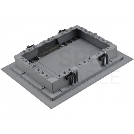 Rama montażowa pusta (bez adaptera) KOPOBOX 80 do puszki podłogowej KUP 80 KOPOS