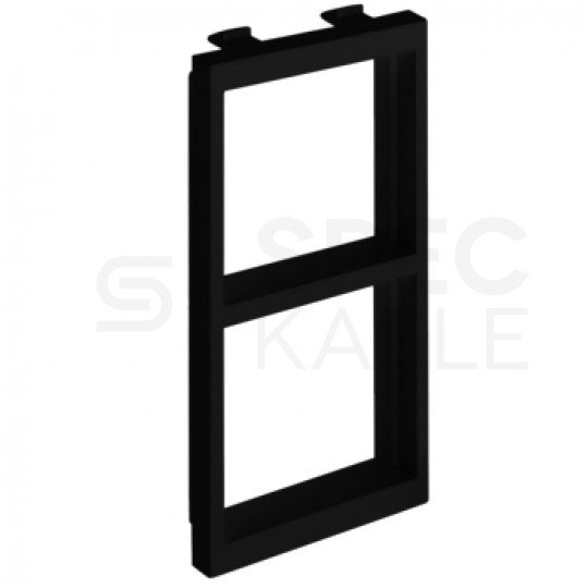 Ramka montażowa 4M (2x 45x45) CIMA grafitowa na moduły Mediabox