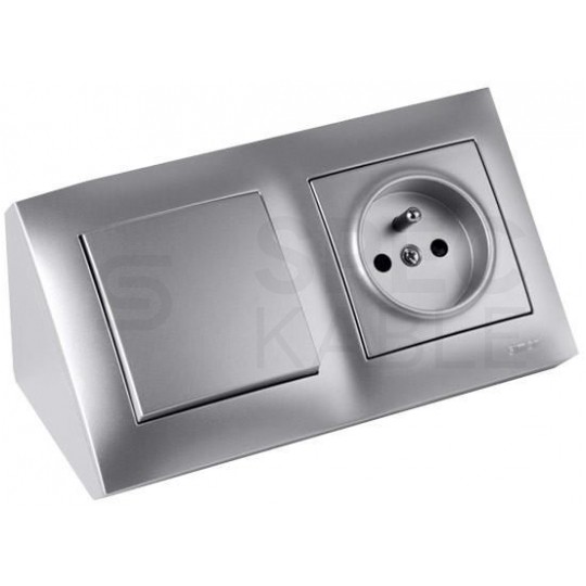 Ramka poczwórna SIMON 54 Premium antracyt Kontakt Simon DR4/48