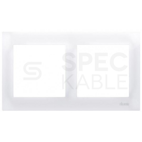 Ramka podwójna SIMON 54 Premium biała Kontakt Simon DR2/11