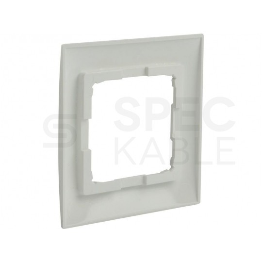 Ramka pojedyncza SIMON 54 Premium biała Kontakt Simon DR1/11