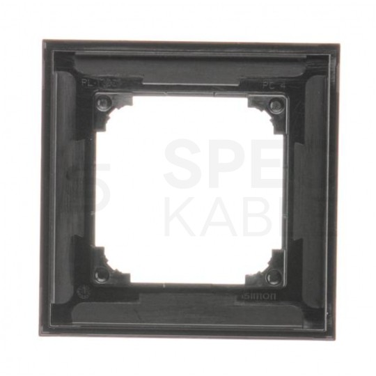 Ramka pojedyncza SIMON 55 Line czarna matowa Kontakt Simon TR1/149