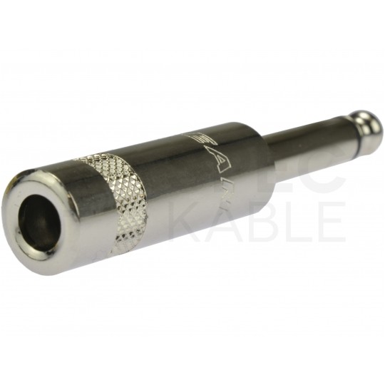 REAN Wtyk instrumentalny Jack 6,3mm Mono na kabel do 8,0mm niklowany NYS224L