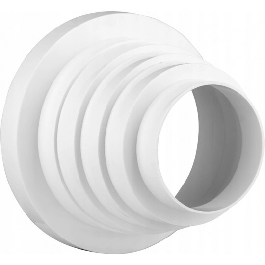 Redukcja do kanałów okrągłych fi: 80mm na fi: 150mm wielostopniowa symetryczna airRoxy