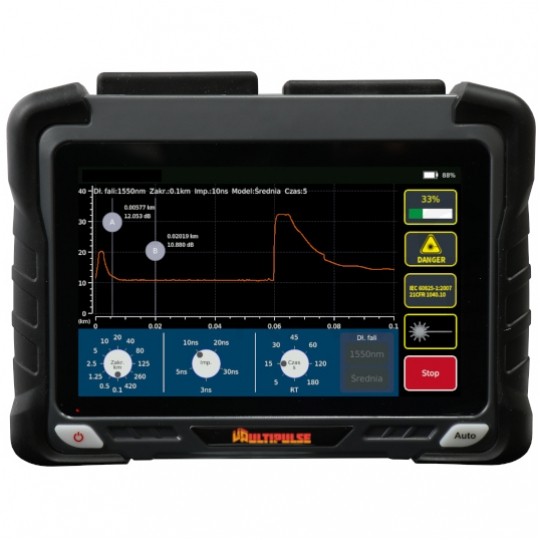 Reflektometr światłowodowy OTDR SM 1310/1550nm, 35/33dB UP3235 ULTIpulse