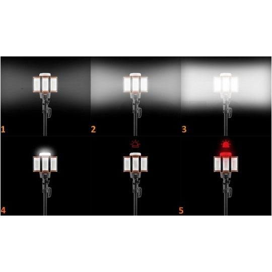 Reflektor pojedynczy 50W SMD LED 5000lm na statywie 2.0m NEO