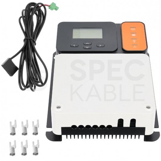 Regulator solarny Kontroler ładowania MPPT 30A 12/24V PRO LFP LCD AZO