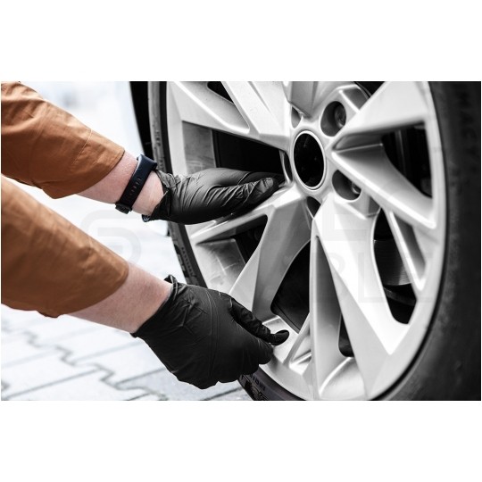 Rękawice robocze, ochronne nitrylowe rozmiar M czarne 100szt 97-691-M NEO