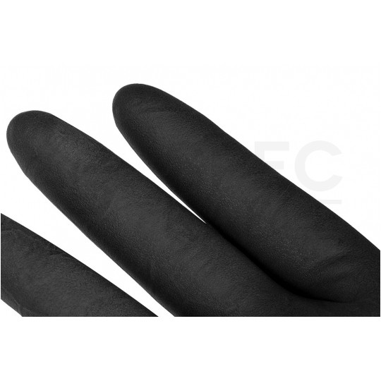 Rękawice robocze, ochronne nitrylowe rozmiar XL czarne 100szt 97-691-XL NEO