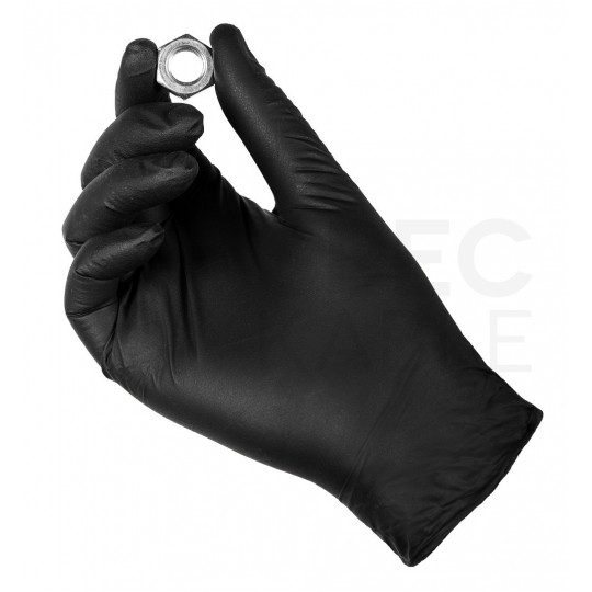 Rękawice robocze, ochronne nitrylowe rozmiar XL czarne 100szt 97-691-XL NEO