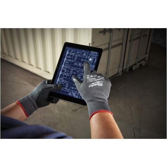 Rękawice robocze, ochronne rozmiar L/9 odporne na przecięcia, poziom ochrony 5/E MILWAUKEE