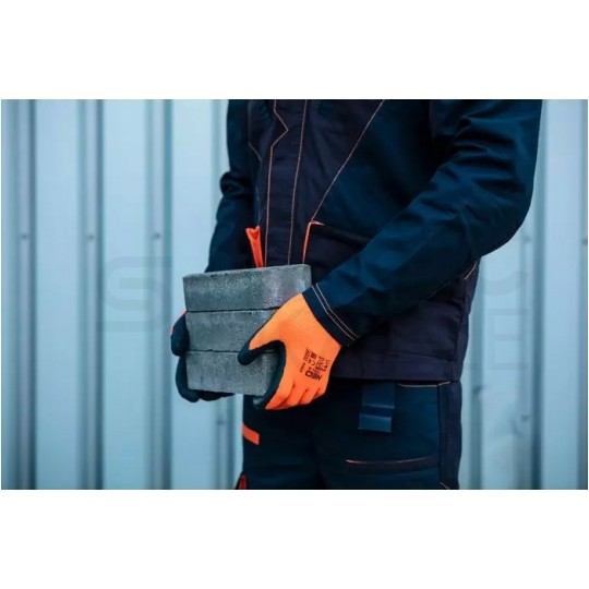 Rękawice robocze zimowe, ochronne odblaskowe rozmiar 10 pomarańczowe 97-612-10 NEO