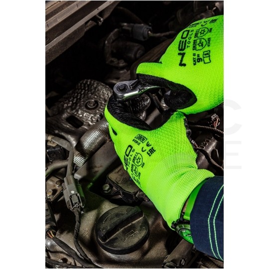 Rękawice robocze zimowe, ochronne odblaskowe rozmiar 8 żółte 97-613-8 NEO