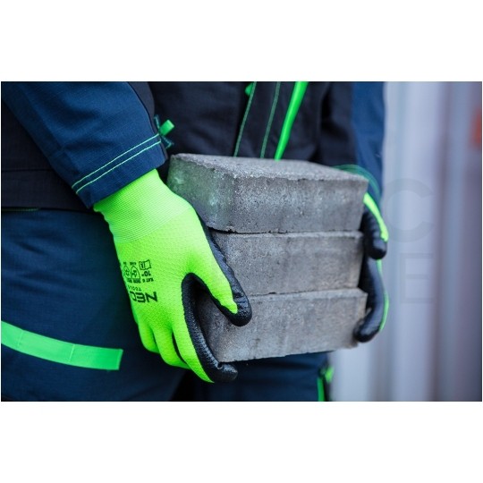 Rękawice robocze zimowe, ochronne odblaskowe rozmiar 8 żółte 97-613-8 NEO