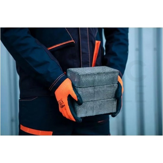 Rękawice robocze zimowe, ochronne odblaskowe rozmiar 9 pomarańczowe 97-612-9 NEO