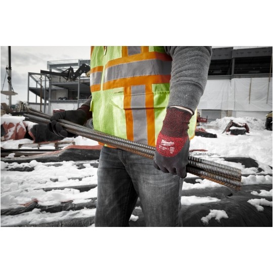 Rękawice robocze zimowe, ochronne rozmiar XL/10 odporne na przecięcia, poziom ochrony 1/A MILWAUKEE