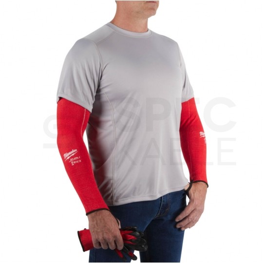 Rękawy robocze, ochronne elastyczne odporne na przecięcia poziom ochrony 3/C o długości 40cm MILWAUKEE