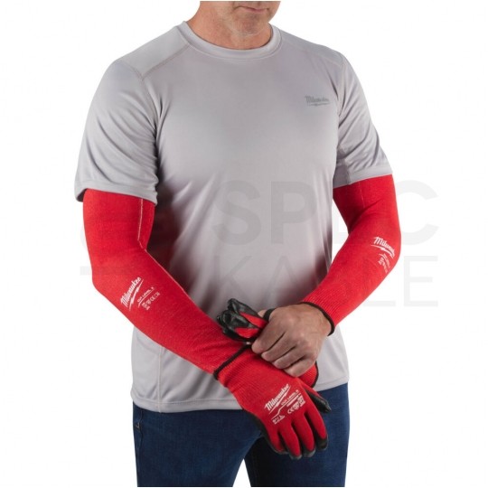 Rękawy robocze, ochronne elastyczne odporne na przecięcia poziom ochrony 3/C o długości 40cm MILWAUKEE