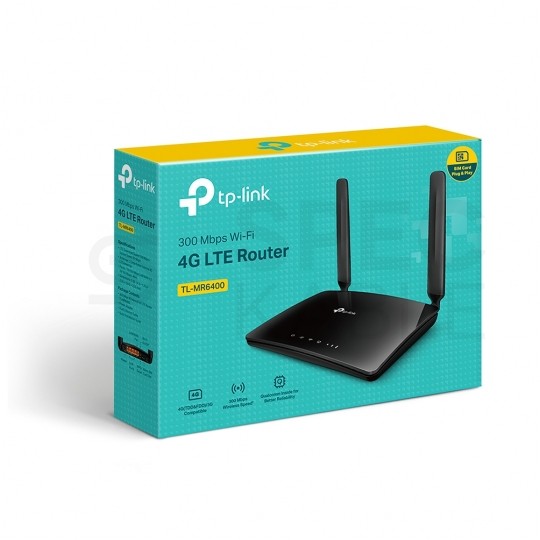 Router WiFi bezprzewodowy (300Mb/s 2,4GHz) 4G LTE TP-Link TL-MR6400