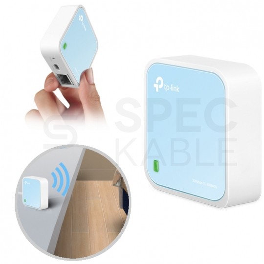 Router WiFi bezprzewodowy (300Mb/s 2,4GHz) Nano TP-Link TL-WR802N