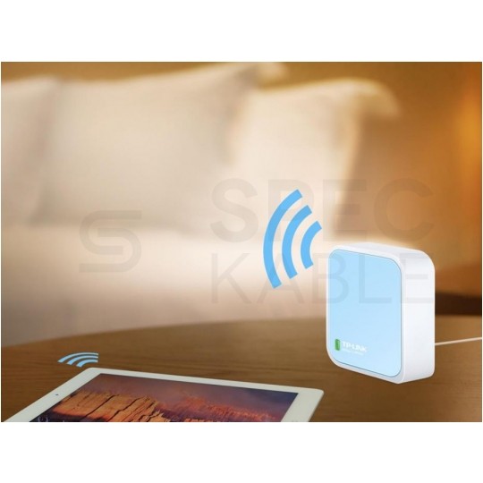 Router WiFi bezprzewodowy (300Mb/s 2,4GHz) Nano TP-Link TL-WR802N