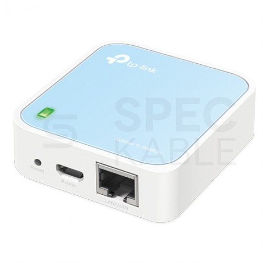Router WiFi bezprzewodowy (300Mb/s 2,4GHz) Nano TP-Link TL-WR802N