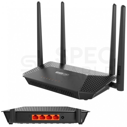 Router WiFi bezprzewodowy AC1200 Dual Band (867Mb/s 5GHz, 300Mb/s 2,4GHz) TOTOLINK A3300R