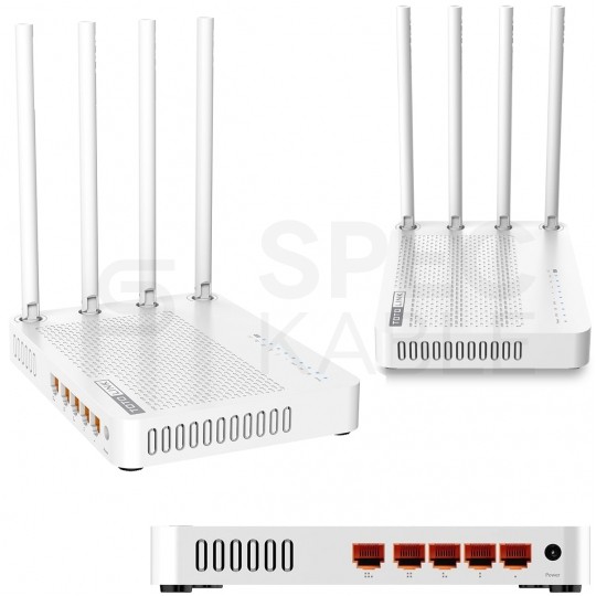 Router WiFi bezprzewodowy AC1200 Dual Band (867Mb/s 5GHz, 300Mb/s 2,4GHz) TOTOLINK A702R V4