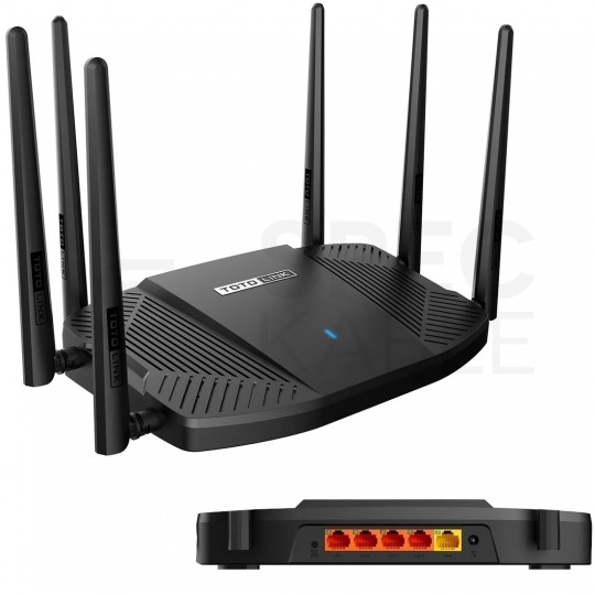 Router WiFi bezprzewodowy AC2000 Dual Band (1733Mb/s 5GHz, 300Mb/s 2,4GHz) TOTOLINK A6000R